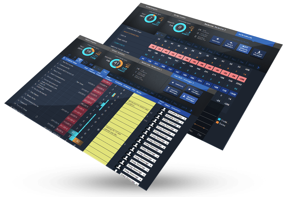 Easy to read UI interface allows for One touch access to all customer data